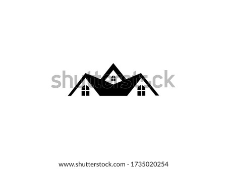 realty house concept logo template