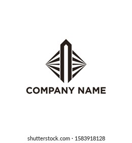realty logo design, letter g and d icon