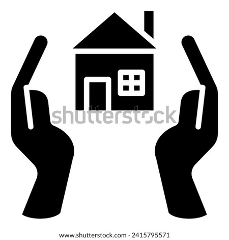 Realty Preserve icon line vector illustration
