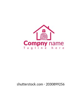 realty rent home logo symbol icon vector template
template