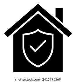 Realty Sentinel icon line vector illustration