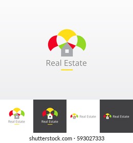 Realty service vector logo eps