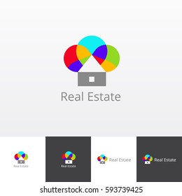 Realty service vector logo eps