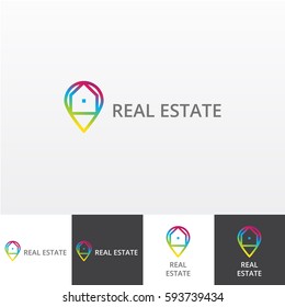 Realty service vector logo eps