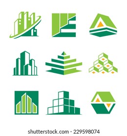 Realty Symbol. 9 different realty symbol.