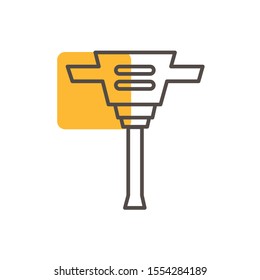 reamer design, Construction work repair reconstruction industry build and project theme Vector illustration