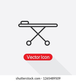 Reanimation Bed Icon Vector Illustration Eps10