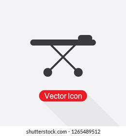 Reanimation Bed Icon Vector Illustration Eps10