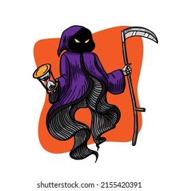 Reaper clip art  vector illustration 