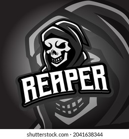 Reaper Esport logo. Suitable for team logo or esport logo and mascot logo, or tshirt design.