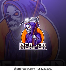 Reaper esport mascot logo design