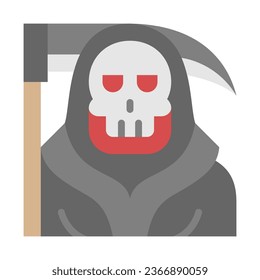 reaper flat icon,vector and illustration