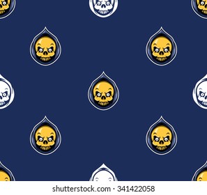 Reaper head pattern, for Halloween theme.