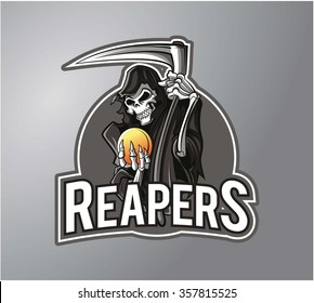 Reaper Illustration design badge