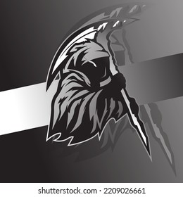 Reaper logo esport design logo