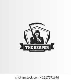 the reaper logo vector illustration