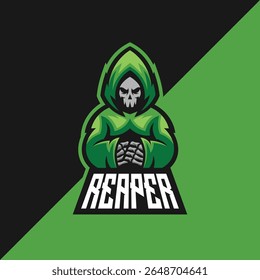 Reaper Mascot E sport Logo Design