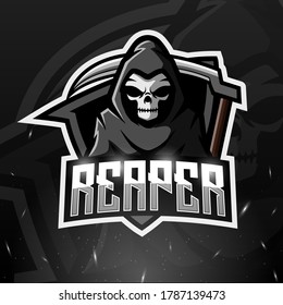 Reaper mascot esport logo design