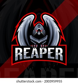 Reaper mascot logo esport design