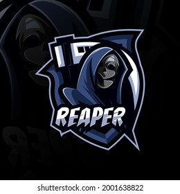 Reaper mascot logo template design