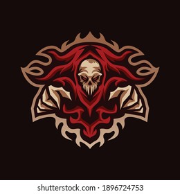 Reaper mascot logo for your team