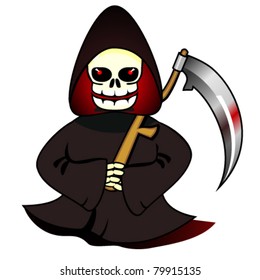Reaper with scythe