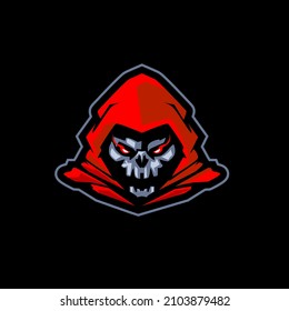 reaper skull scream team esport logo