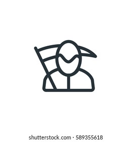 The reaper vector icon