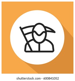The reaper vector icon