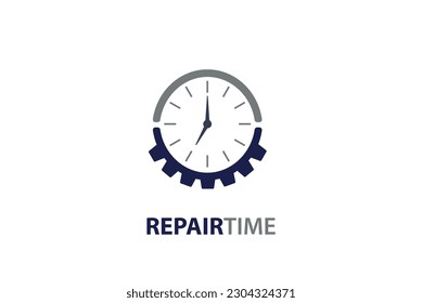 reapir time creative vector design