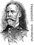 Rear Admiral William T. Sampson, vintage illustration