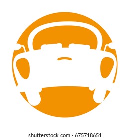 Rear of car icon