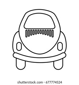 Rear of car icon