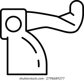 Rear Derailleur Illustration vector Icon Design
