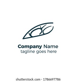 Design-Symbol für das hintere helle Logo, Vektorgrafik