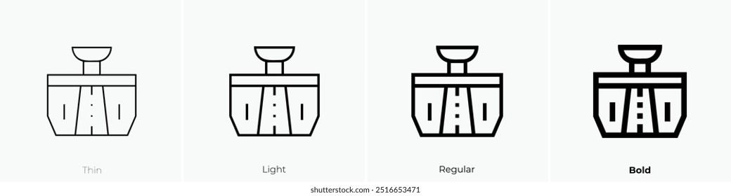 Rückspiegelsymbol. Dünnes, helles Design im regulären und kühlen Stil, einzeln auf weißem Hintergrund