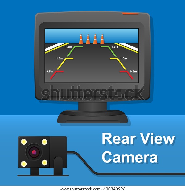 Rear View Camera Video Recorder\
Display Screen LCD Car Parking Assistance\
Monitor