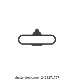 rear view icon vector template illustration logo design