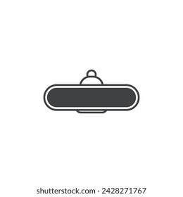 rear view icon vector template illustration logo design