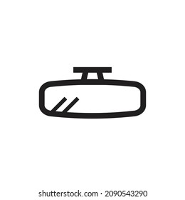 Rear view mirror icon design vector illustration