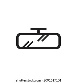 Rear view mirror icon design vector illustration
