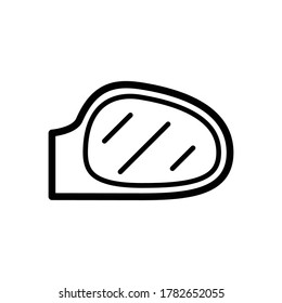 rear view mirror icon vector symbol template