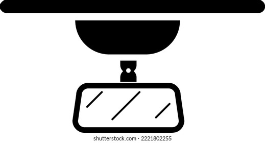 rear view mirror icon vector symbol template on white background..eps