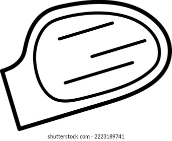 rear view mirror icon vector symbol template on white background..eps