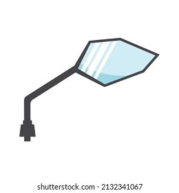 Rear view mirror vector illustration