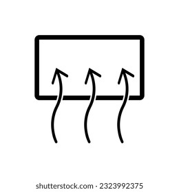 rear window icon vector illustration symbol design