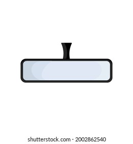
Espejo retrovisor en la ilustración del vector del coche