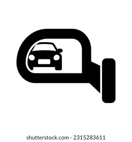 rearview mirror icon flat vecktor trendy popular simple
