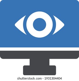 rebuscar el icono de color de glifo vectorial