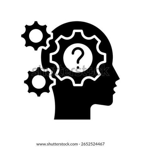 Reason Icon Glyph Vector Illustration